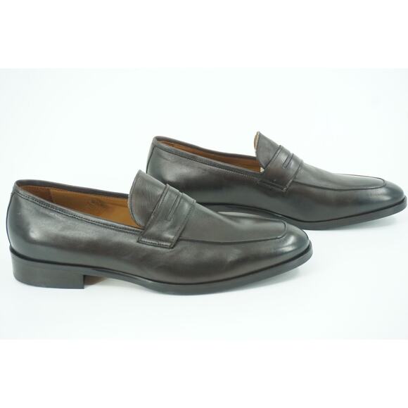To Boot New York Black Leather Wakefield Moccasin Penny loafers Size 11.5 Men\'s